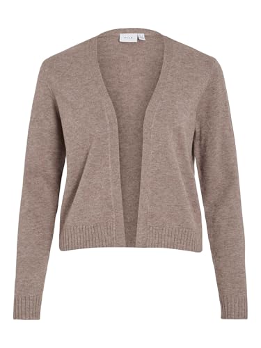 Vila Damen Viril Short L/S Knit Cardigan-noos Strickjacke, Falcon,M von Vila