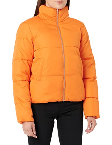 Vila Damen Vitate L/S Short Buffer Jacket - Noos Jacke, Burnt Orange, 40 EU von Vila