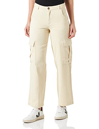 Vila Damen Vitilo Rw Pocket Straight Jeans, Birch, 42 EU von Vila