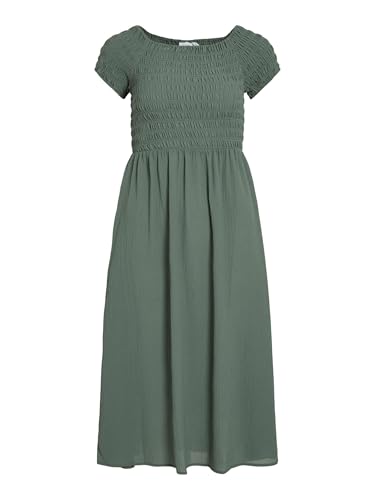 Vila Female Gesmoktes Kleid VIRITA Midi von Vila