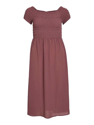 Vila Female Gesmoktes Kleid VIRITA Midi von Vila