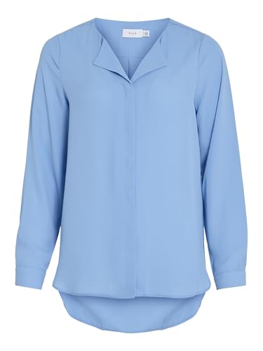 Vila Female Hemd High Low geteilter Kragen von Vila