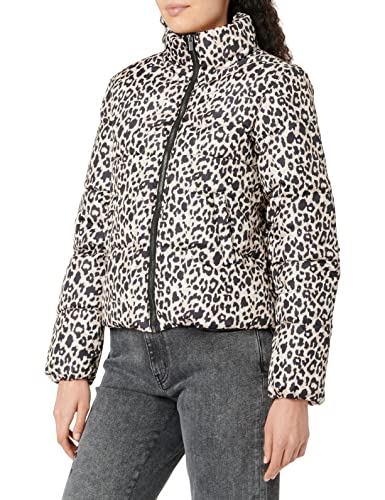 Vila Damen Vitate L/S Short Puffer Jacket - Noos Jacke, Birch, 40 EU von Vila