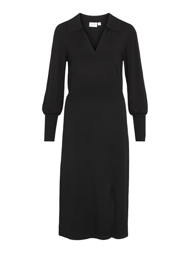 Vila VICOMFY L/S Collar Rib Knit Dress - NOOS von Vila