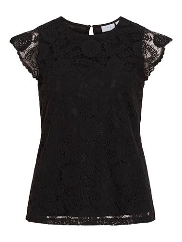 Vila Female Oberteil mit kurzen Ärmeln VIMYNTE Spitzen von Vila
