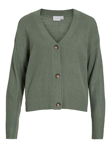 Vila Female Strickjacke VIAVELINE V-Ausschnitt von Vila