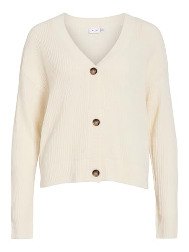Vila Female Strickjacke VIAVELINE V-Ausschnitt von Vila