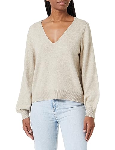 VIRIL REV V-Neck L/S TOP - NOOS von Vila