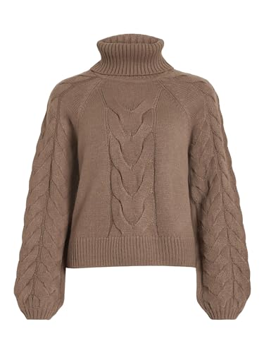 VIOA L/S Cable Rollneck Knit TOP/PB von Vila