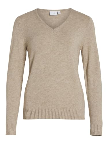VIRIL V-Neck L/S Knit TOP - NOOS von Vila
