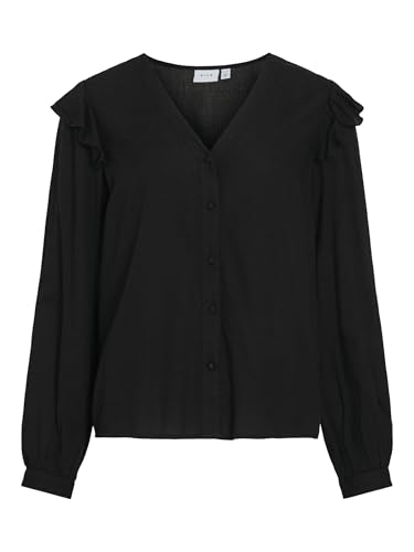 Vila Female Top mit V-Ausschnitt Langarm von Vila