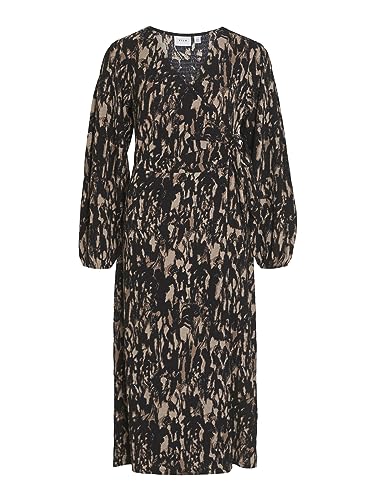 VICAIA LOA L/S MIDI WRAP Dress/SU von Vila