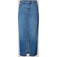 Vila High Waist Jeansrock mit Gehschlitz Modell 'RAY' in Jeansblau, Größe 34 von Vila
