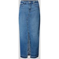 Vila High Waist Jeansrock mit Gehschlitz Modell 'RAY' in Jeansblau, Größe 36 von Vila