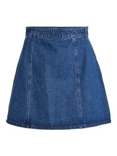 Vila Jeansrock VINELLY HW Skater Denim Skirt (as3, Numeric, Numeric_36, Regular, Regular, medium Blue Denim) von Vila