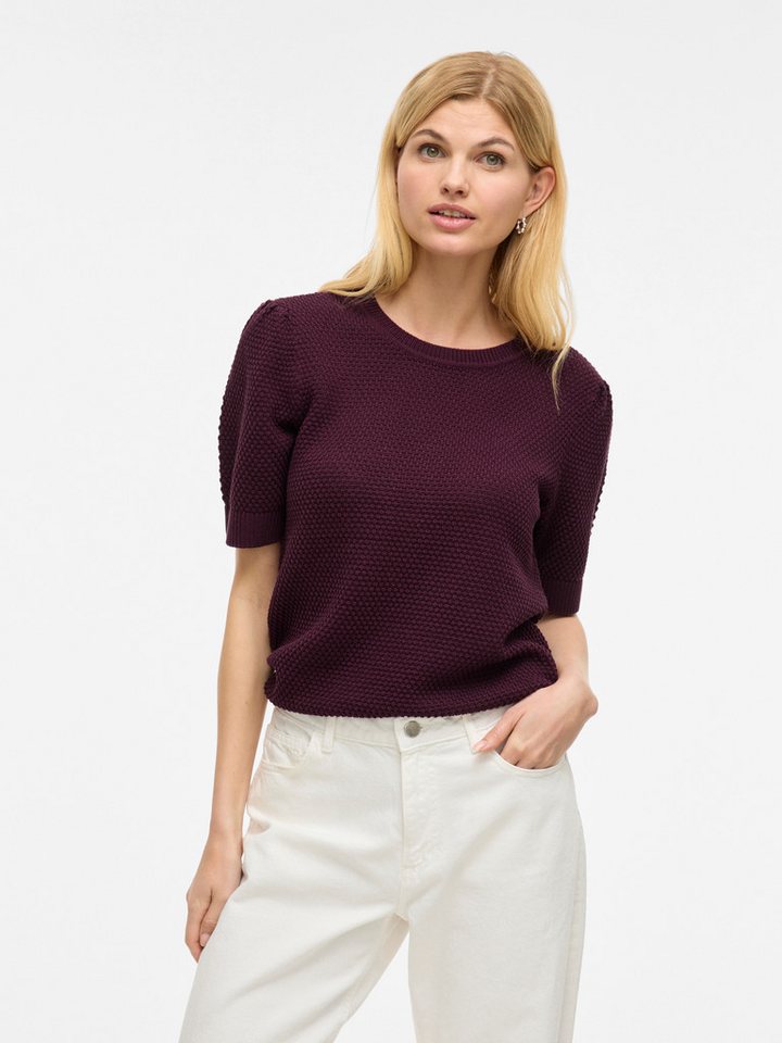 Vila Kurzarmpullover VIDALO O-NECK S/S KNIT TOP - NOOS von Vila