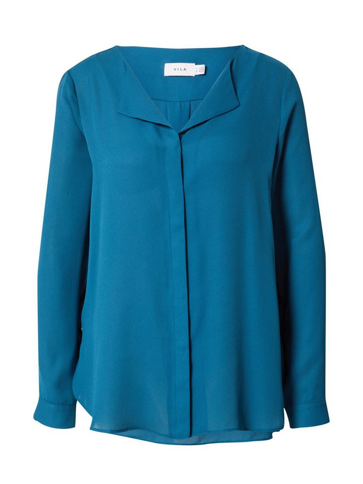 Vila Langarmbluse (1-tlg) Falten von Vila