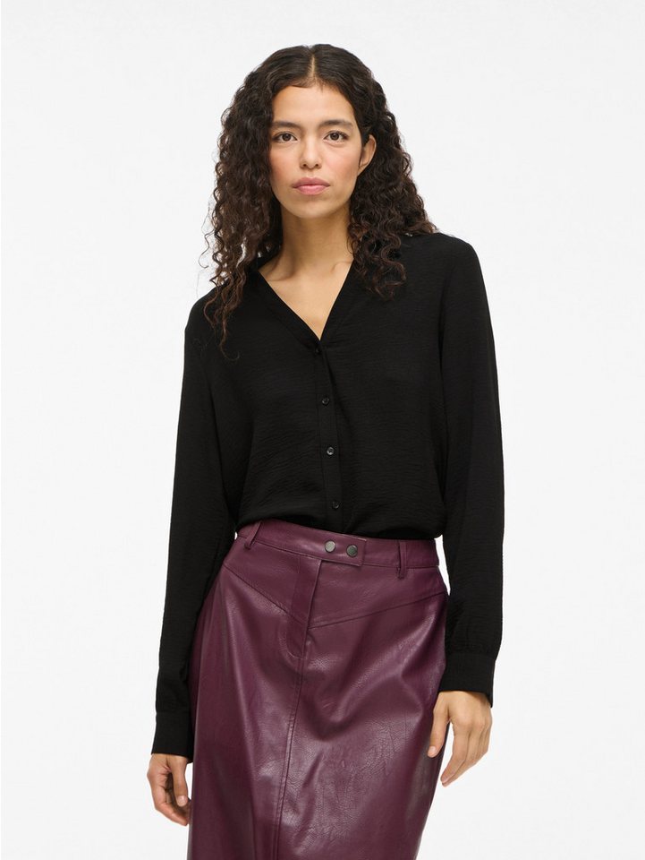 Vila Langarmbluse VIJOSA L/S V-NECK SHIRT - NOOS von Vila