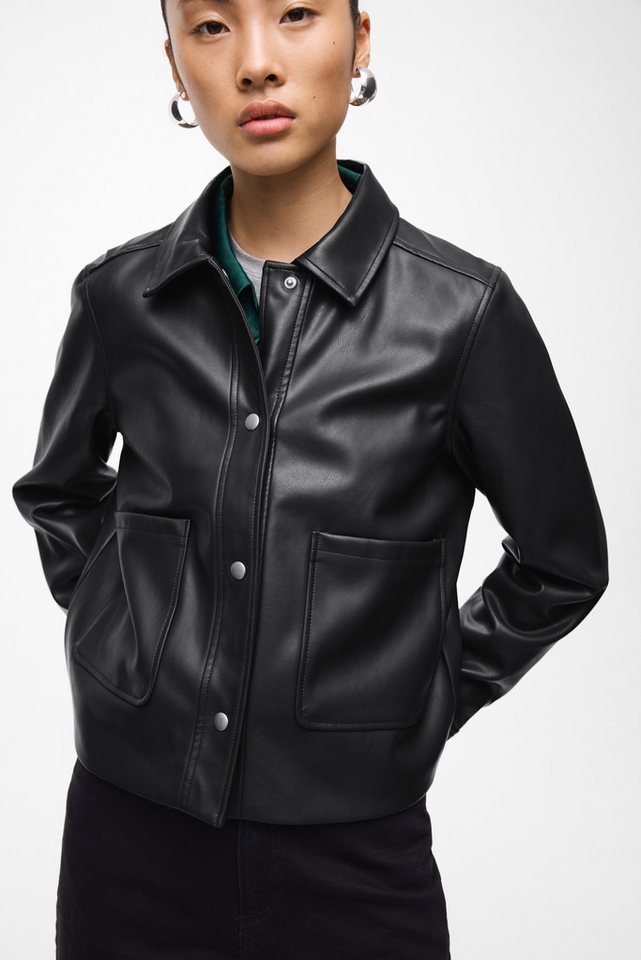 Vila Lederimitatjacke VIHELLIUM SHORT JACKET - NOOS Vila Lederimitatjacke VIHELLIUM SHORT JACKET - NOOS von Vila