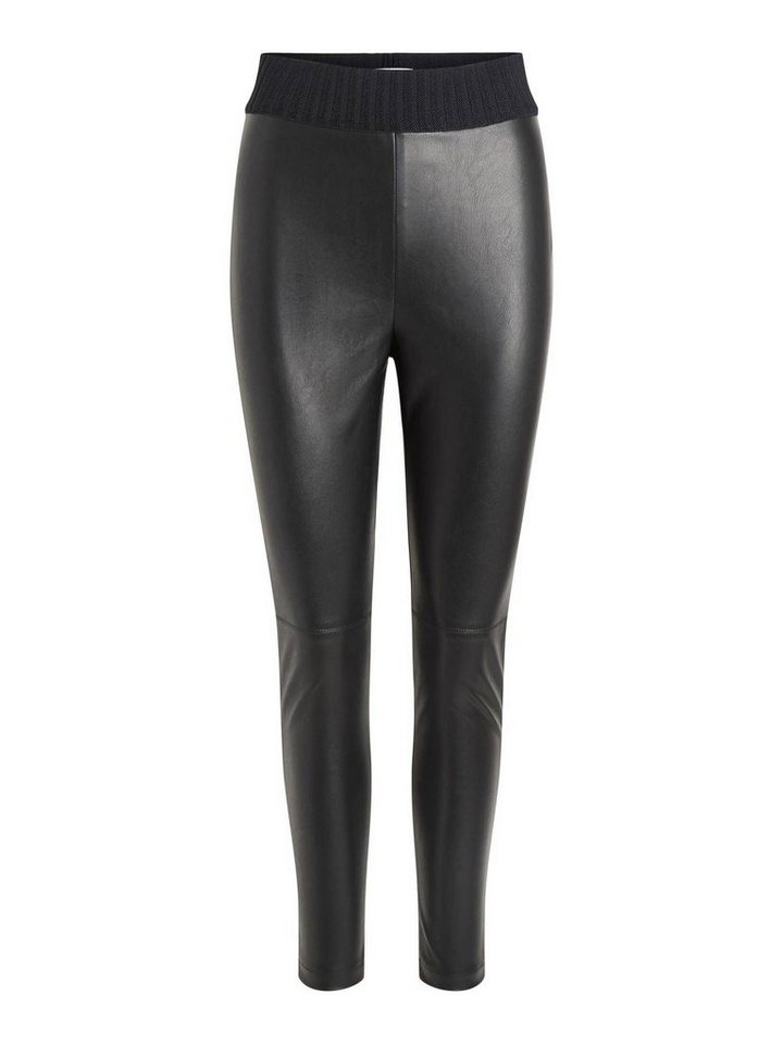 Vila Leggings Damen Kunstlederleggings (1-tlg) von Vila