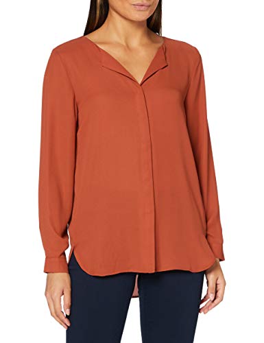 Vila NOS Damen VILUCY L/S SHIRT - NOOS Bluse,, per pack Rot (Ketchup Ketchup), X-Small (Herstellergröße: XS) von Vila