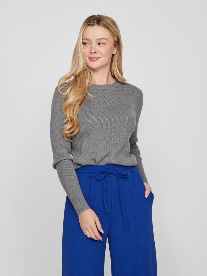 Vila Rundhalspullover VICOMFY O-NECK L/S KNIT TOP/SU - NOOS von Vila