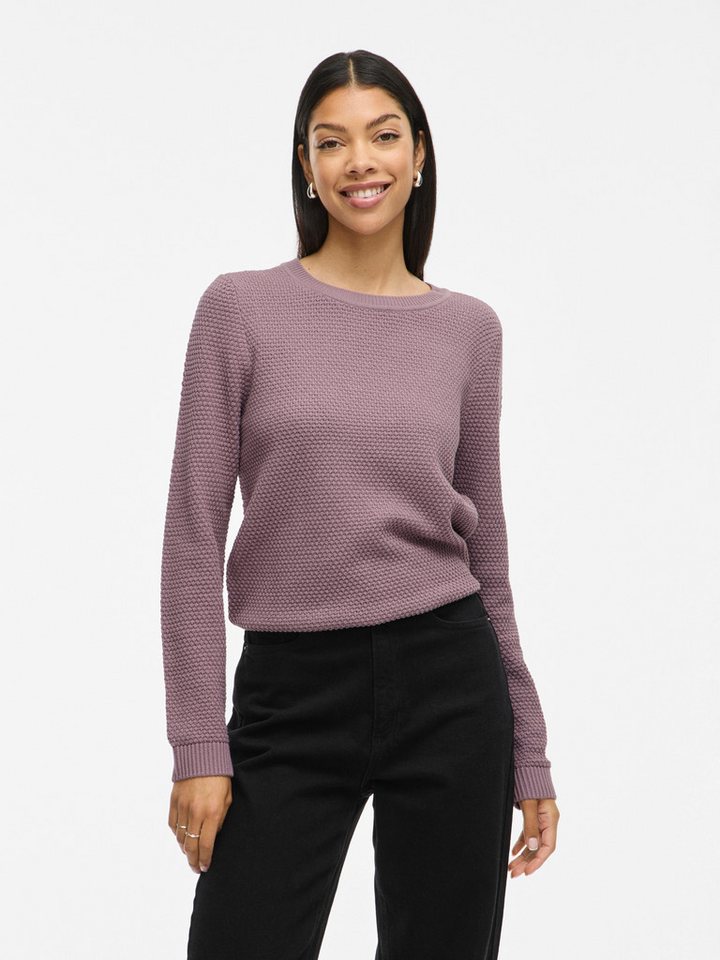 Vila Rundhalspullover VIDALO O-NECK L/S KNIT TOP- NOOS von Vila