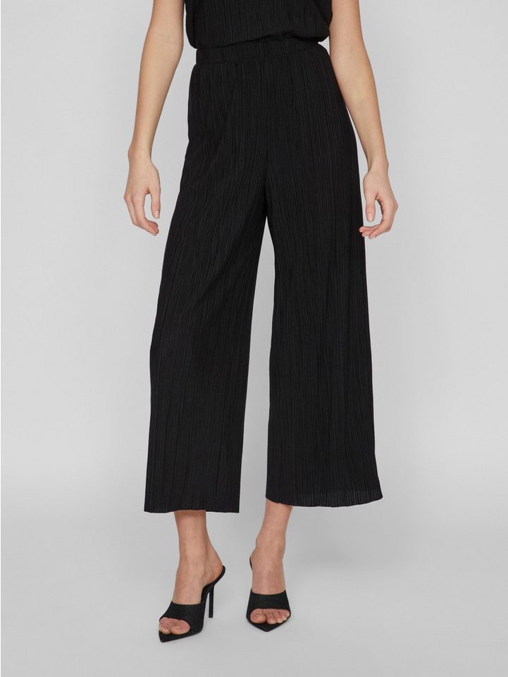 Vila Schlupfhose VIPLISA HW CULOTTE PANTS - NOOS Sommerhose, plissierte Optik von Vila