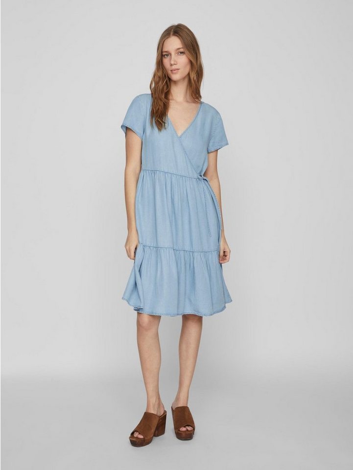 Vila Shirtkleid (lang) VIGIVANI S/S WRAP DRESS von Vila