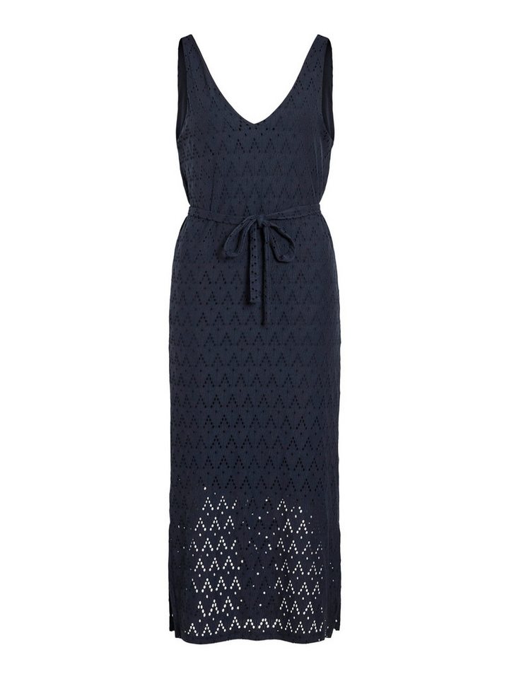 Vila Shirtkleid Elegantes Kleidungsstück mit V-Ausschnitt und Muster (mini) VIAMALINA V-NECK S/L MIDI DRESS/PB von Vila