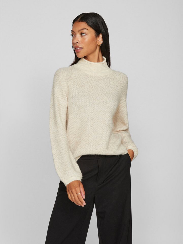 Vila Stehkragenpullover VILORY HIGH NECK L/S KNIT TOP - NOOS von Vila