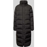 Vila Daunenmantel in unifarbenem Design Modell 'CAMISA' in Black, Größe 36 von Vila