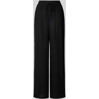 Vila Straight Leg Stoffhose aus Viskose-Leinen-Mix Modell 'PRICIL' in Black, Größe 40 Vila Straight Leg Stoffhose aus Viskose-Leinen-Mix Modell 'PRICIL' in Black, Größe 40 von Vila