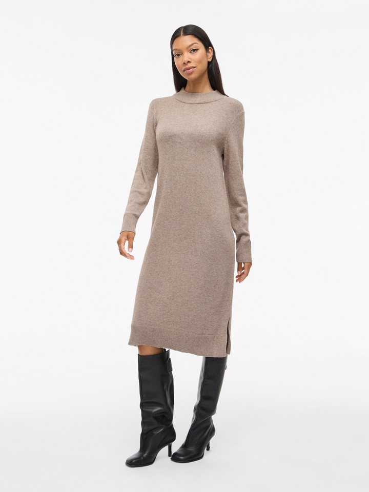Vila Strickkleid VIRIL CREW NECK L/S MIDI DRESS - NOOS von Vila