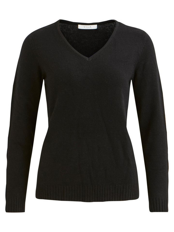 Vila Strickpullover VIRIL V-NECK L/S KNIT TOP - NOOS von Vila