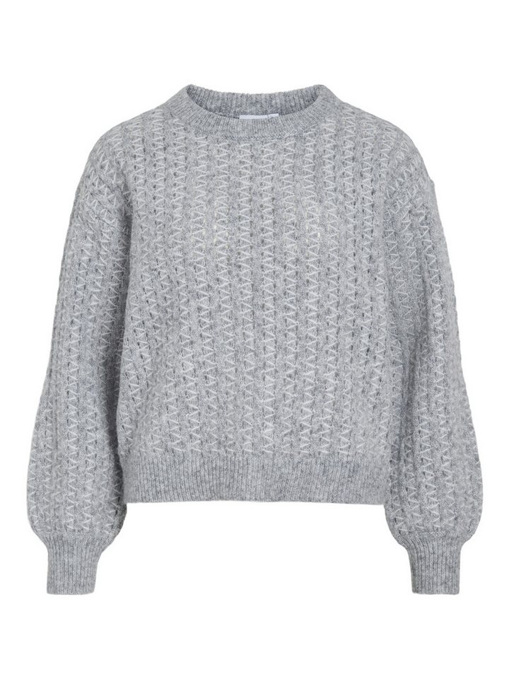 Vila Strickpullover VIRYLEIGH O-NECK L/S KNIT TOP/TES von Vila