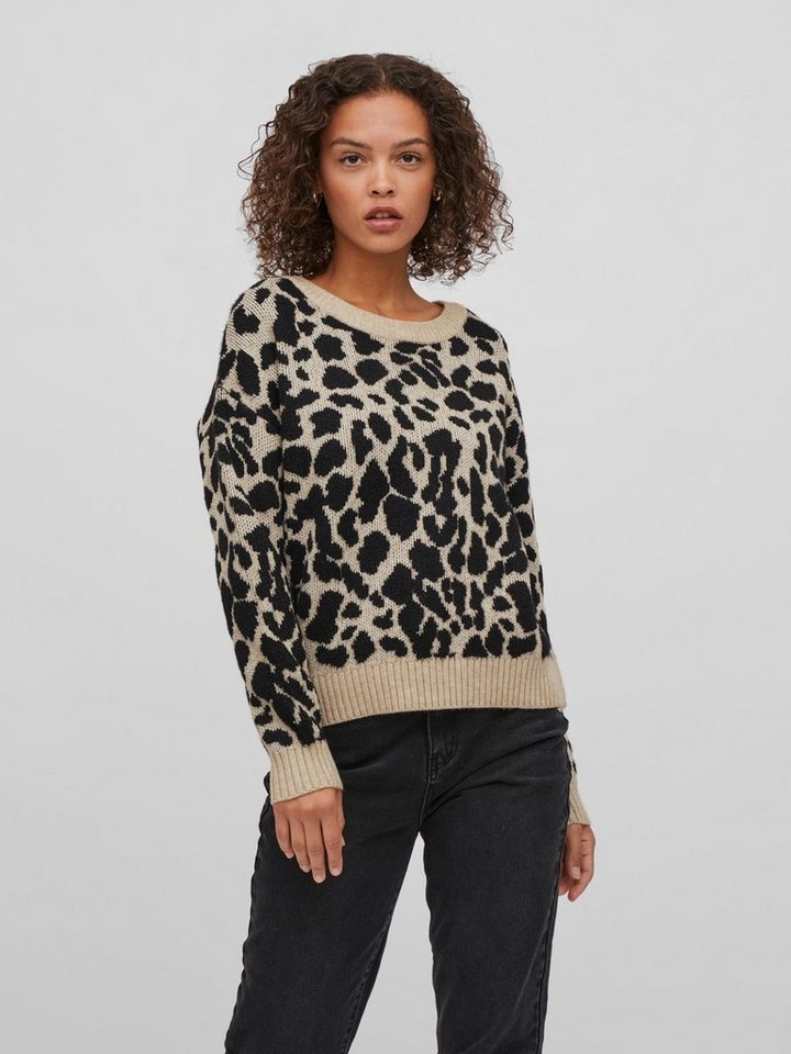 Vila Strickpullover VIRil (1-tlg) Plain/ohne Details von Vila