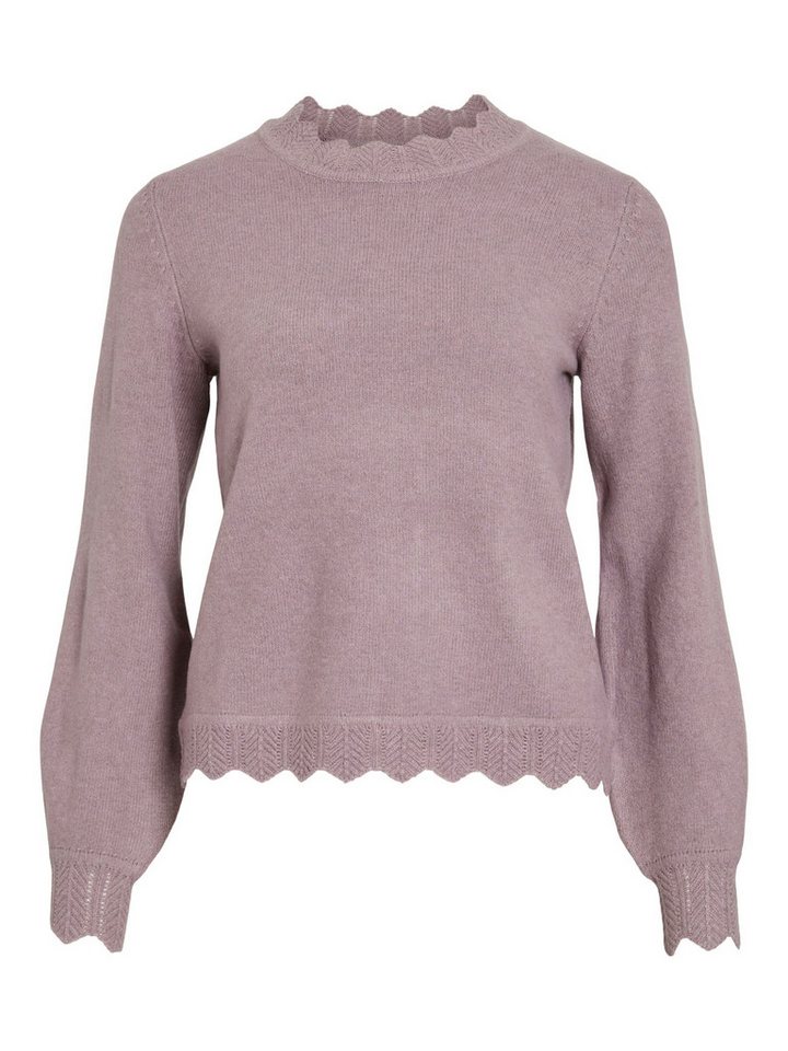 Vila Strickpullover Weicher Strickpulli in aktuellem Design (1-tlg) VINIKOLINA O-NECK L/S KNIT TOP - NOOS von Vila