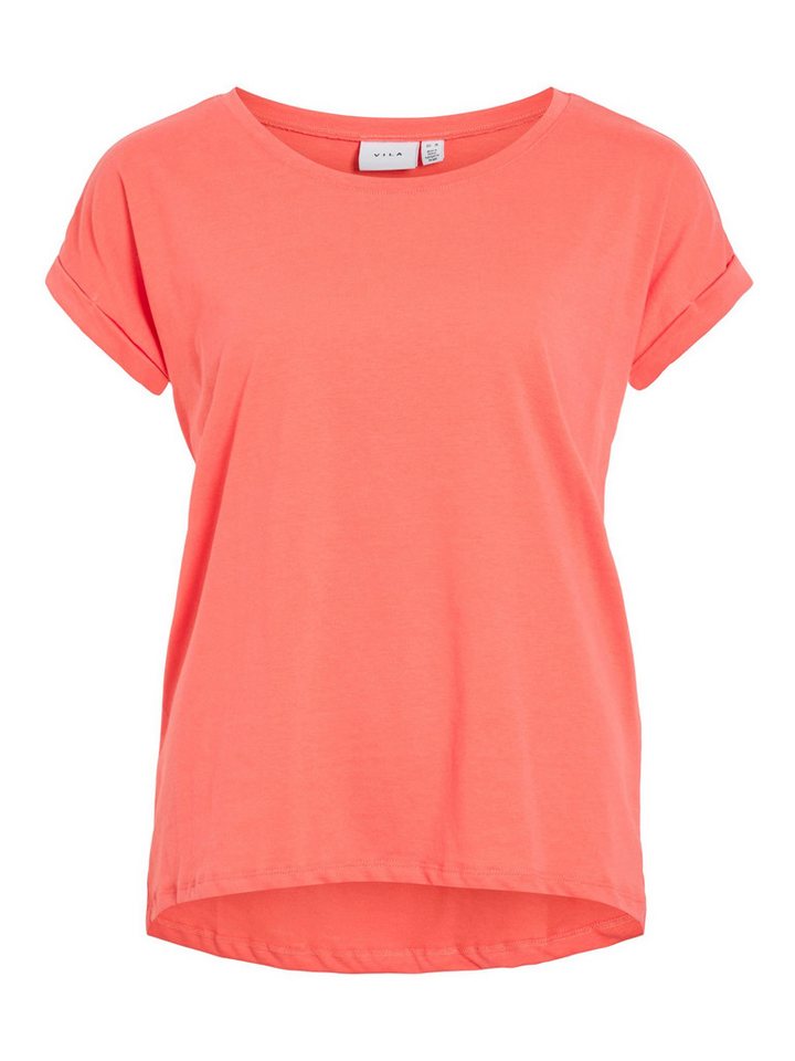 Vila T-Shirt Basic Kurzarm Fledermausärmel VIDREAMERS VIDREAMERS NEW PURE T-SHIRT-NOOS von Vila