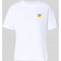 Vila T-Shirt mit Motiv-Print Modell 'NORA' in Offwhite, Größe L von Vila