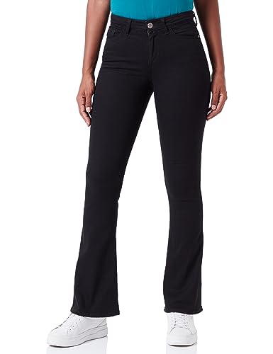 Vila VIBETTY CHI00 RW Flared Jeans BLK- NOOS von Vila