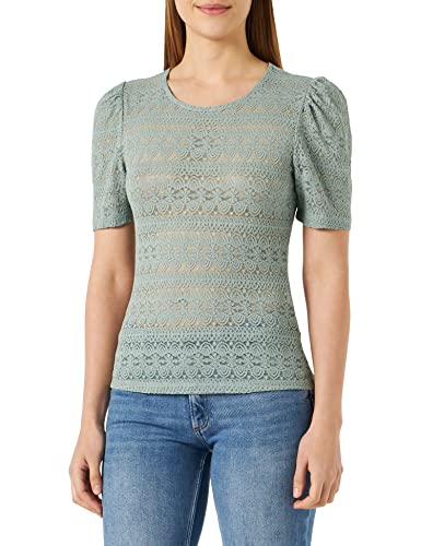 Vila VICHIKKA Puff O-Neck S/S TOP - NOOS von Vila