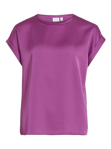 Vila VIELLETTE S/S Satin TOP - NOOS von Vila