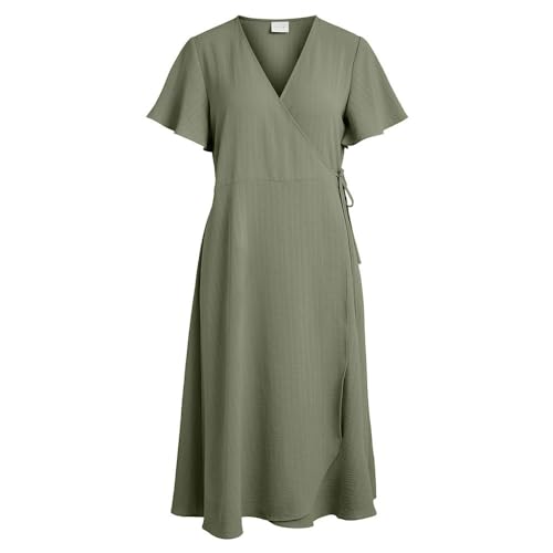 Vila VILOVIE S/S WRAP MIDI Dress - NOOS von Vila