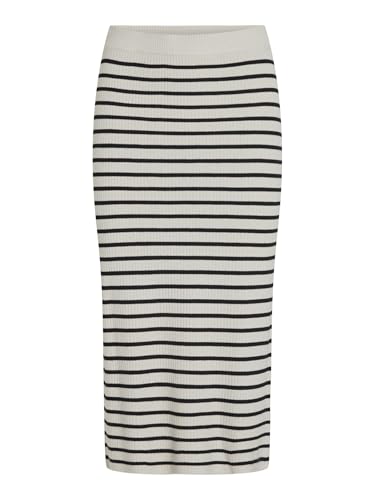 Vila VIZICHA Striped MIDI Knit Skirt Vila VIZICHA Striped MIDI Knit Skirt von Vila