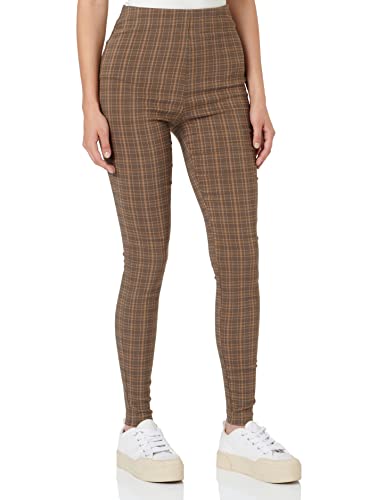 Vila Damen Vilaura Lou Hw 7/8 - Noos Leggings, Crocodile/Checks:no 3 Crocodile, XS EU von Vila