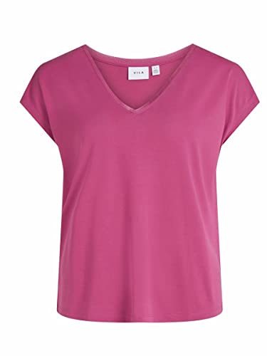 Vila Womens Magenta Haze S/S Tops von Vila