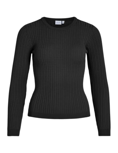 Vimullie L/S O-Neck Rib Knit Top/Pb von Vila