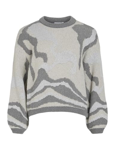 Vinalita L/S Glitter Jacquard Knit Top von Vila