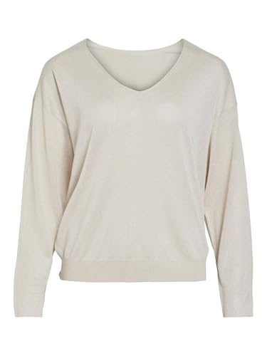 Vinovy L/S V-Neck Rev Knit Top-Noos Vinovy L/S V-Neck Rev Knit Top-Noos von Vila